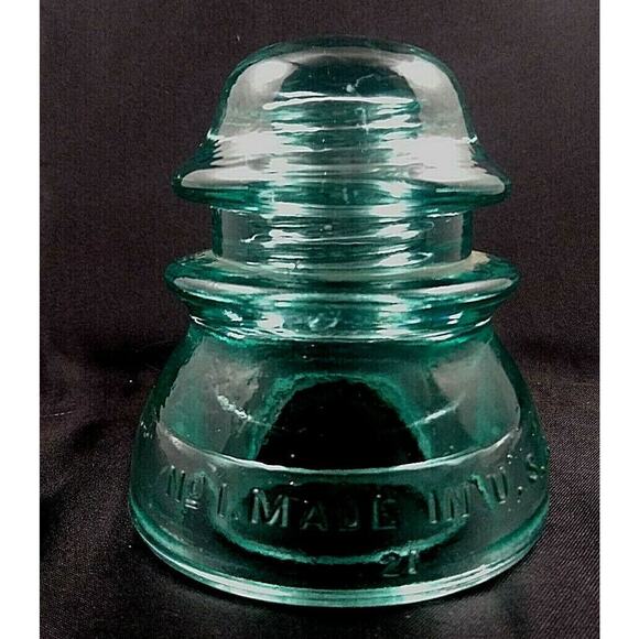Antique Whitall Tatum Insulator No. 1 - Picture 4 of 6